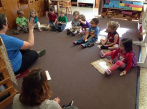 Circle Time with Mrs. Egan for Wed-Friday Tadpoles.